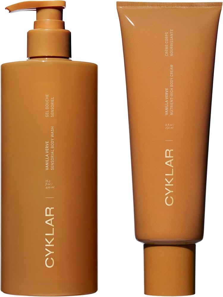 CYKLAR - Nutrient Rich Body Cream + Sensorial Body Wash - Bundle - Vanilla Verve Fragrance | Amazon (US)