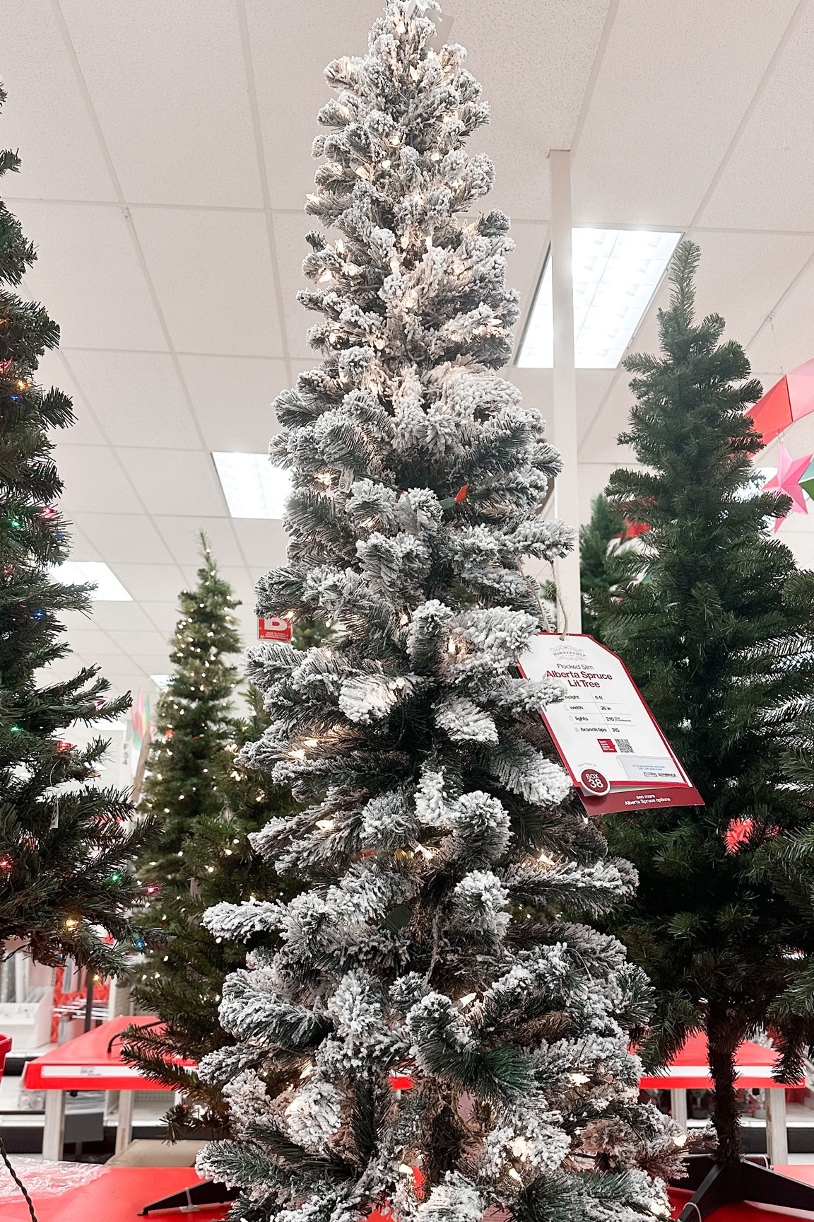 This 6’ pre lit flocked slim Christmas tree from Target is perfect for a small space!

#LTKHoliday #LTKSeasonal