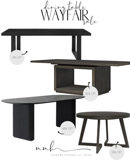 Loving these modern dining room tables from Wayfair. They are on major sale right now too!

#LTKSale #LTKsalealert #LTKhome