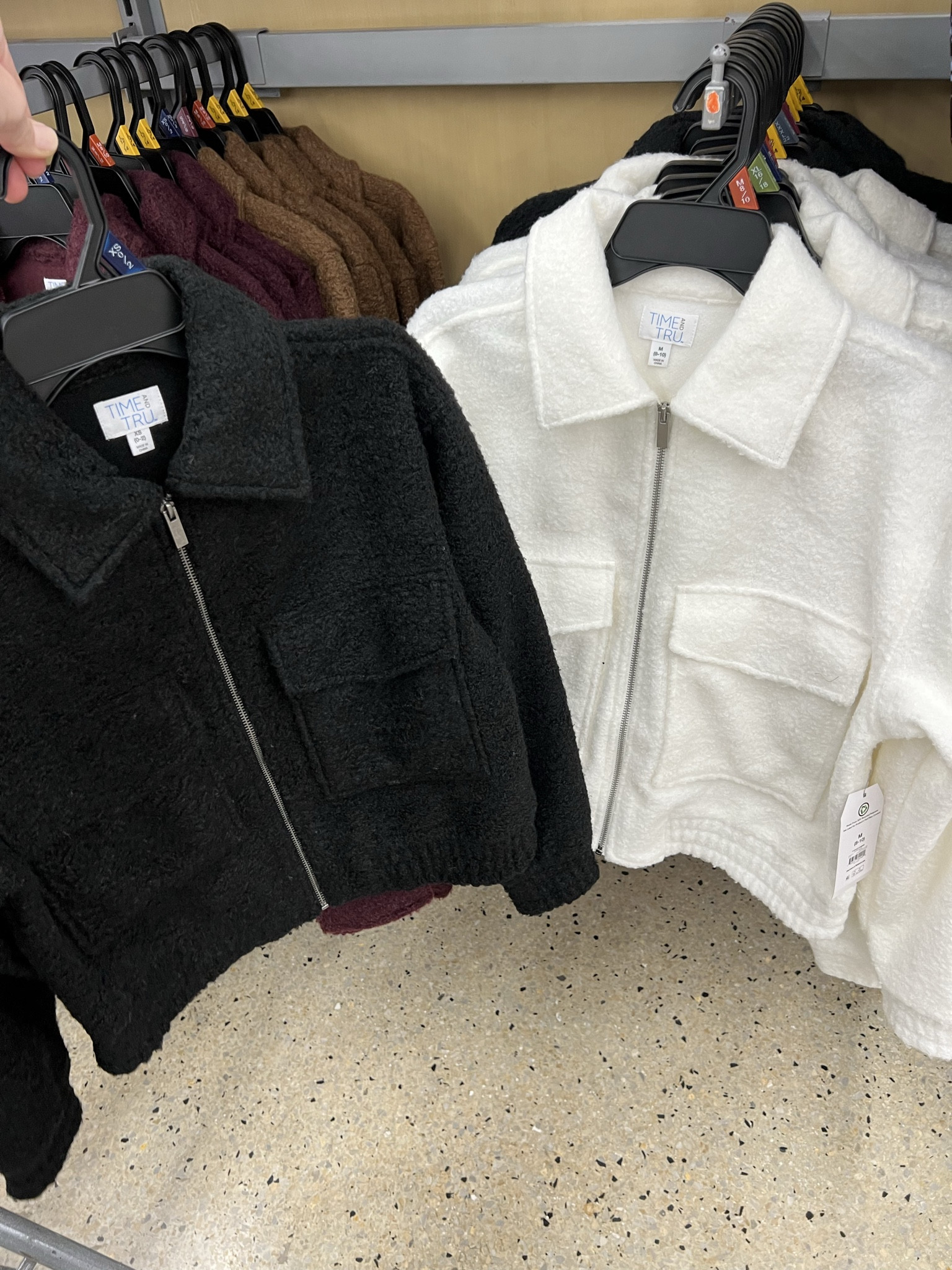 New boucle zip bomber jacket at Walmart #walmartfinds 

#LTKFindsUnder50 #LTKFindsUnder100