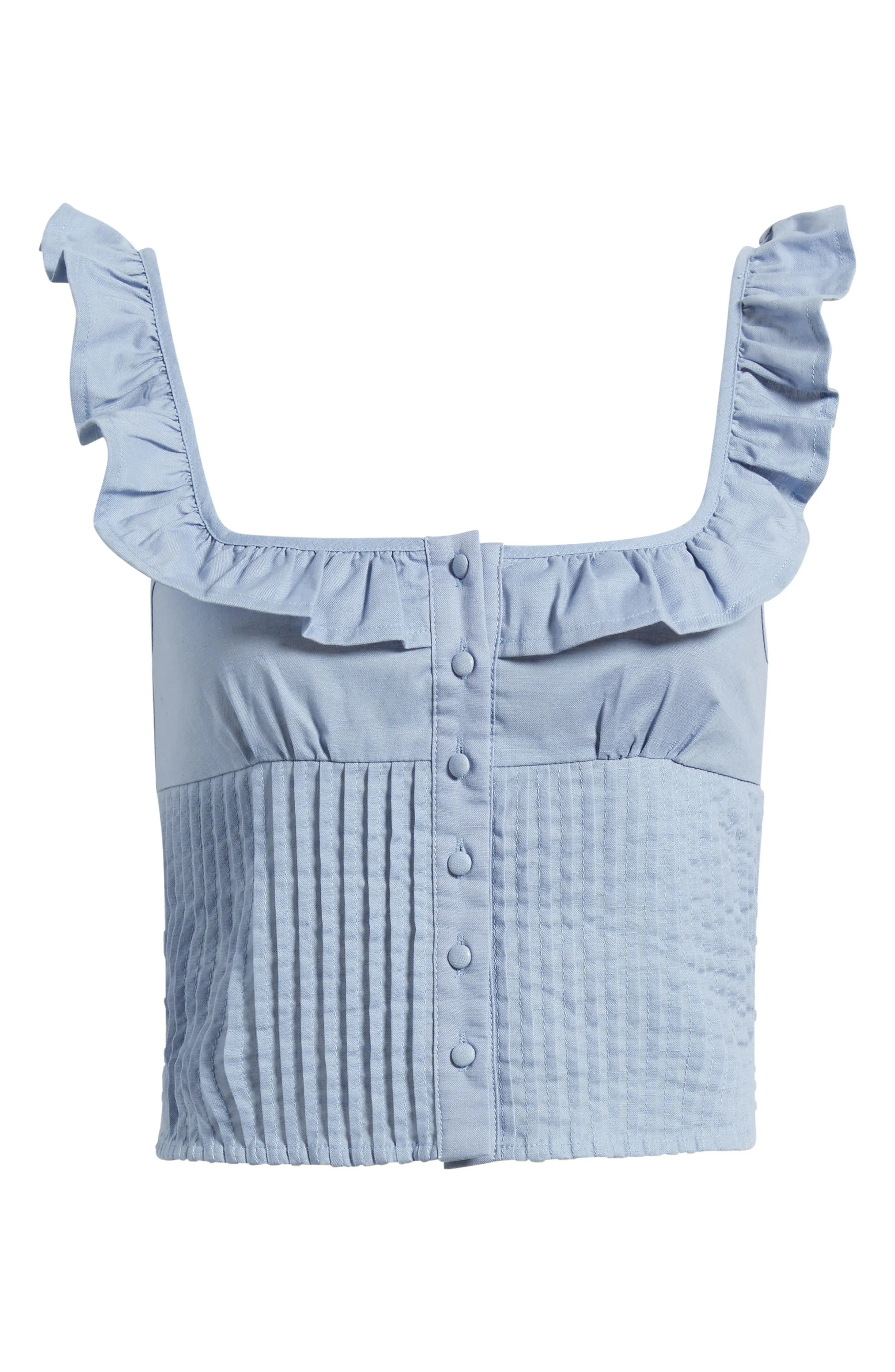 Petal & Pup Dervla Pintuck Ruffle Tank (Women) | Nordstrom | Nordstrom