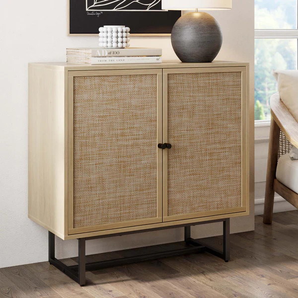 Kova Sideboard Cabinet | 2-Door | Cane Rattan Finish | Nathan James