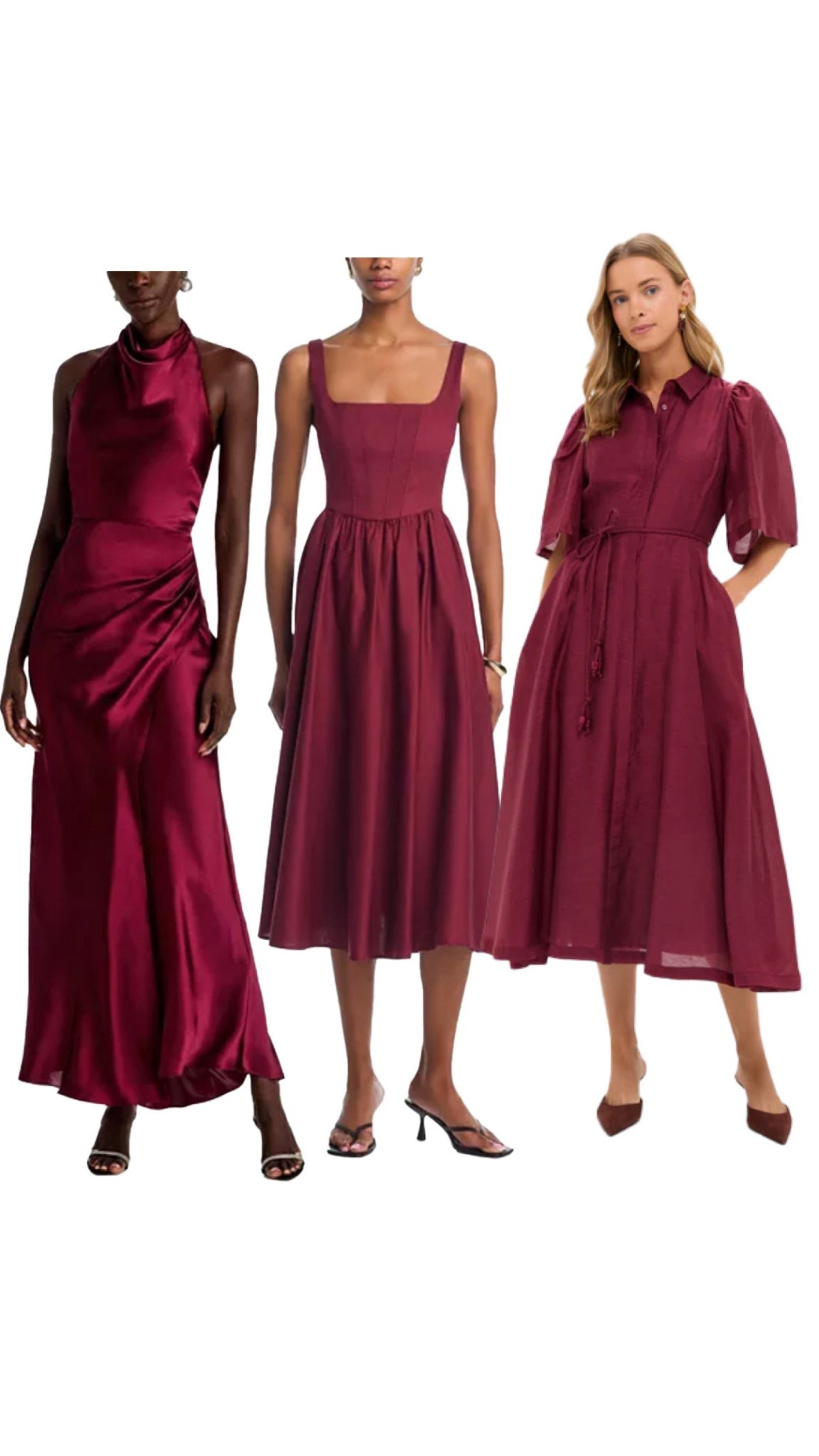Merlot dresses for the holiday season 

#LTKHoliday