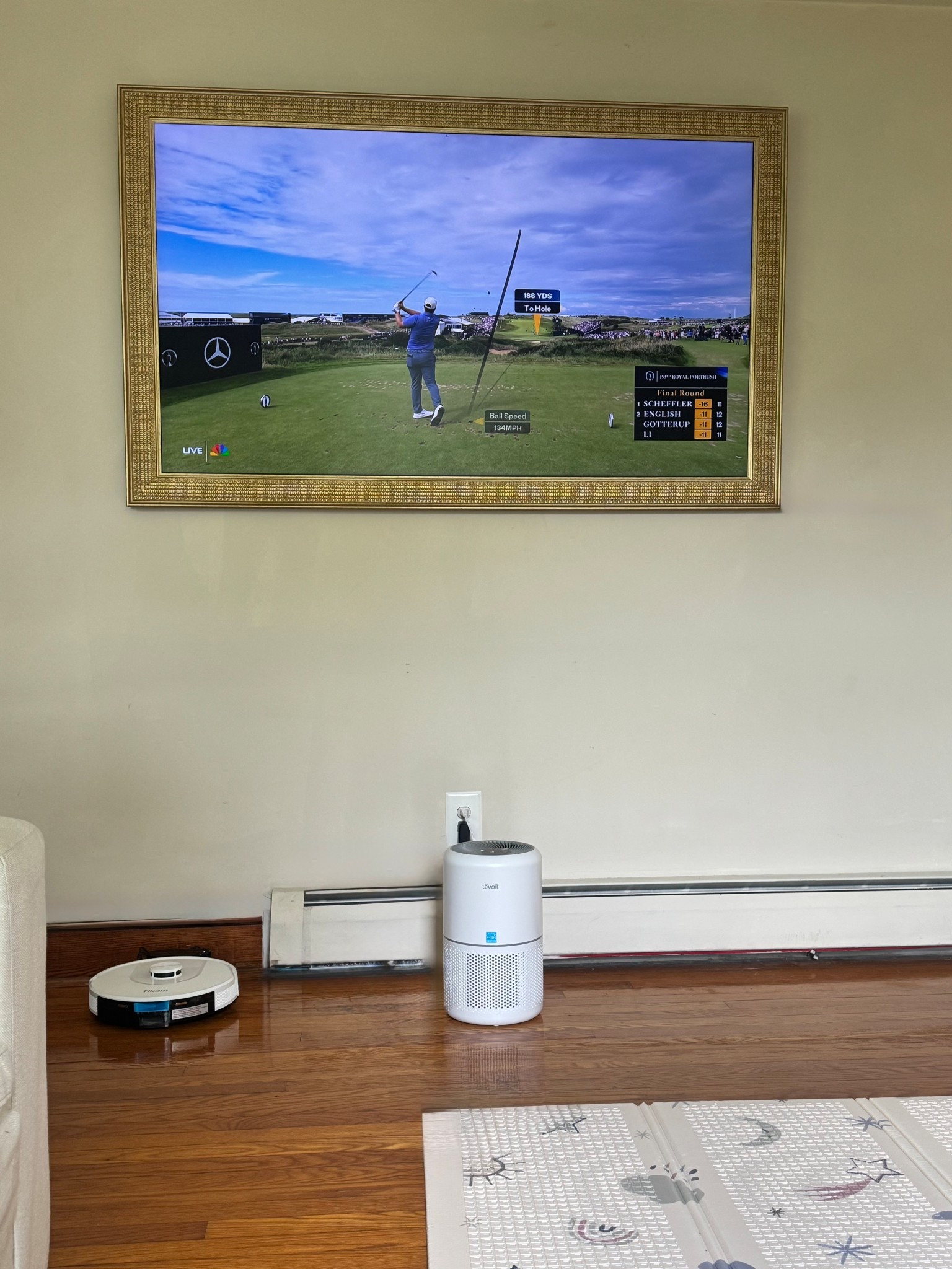 Watch the British Open with me! Absolutely obsessed with my Samsung frame TV. 

#LTKStyleTip #LTKHome