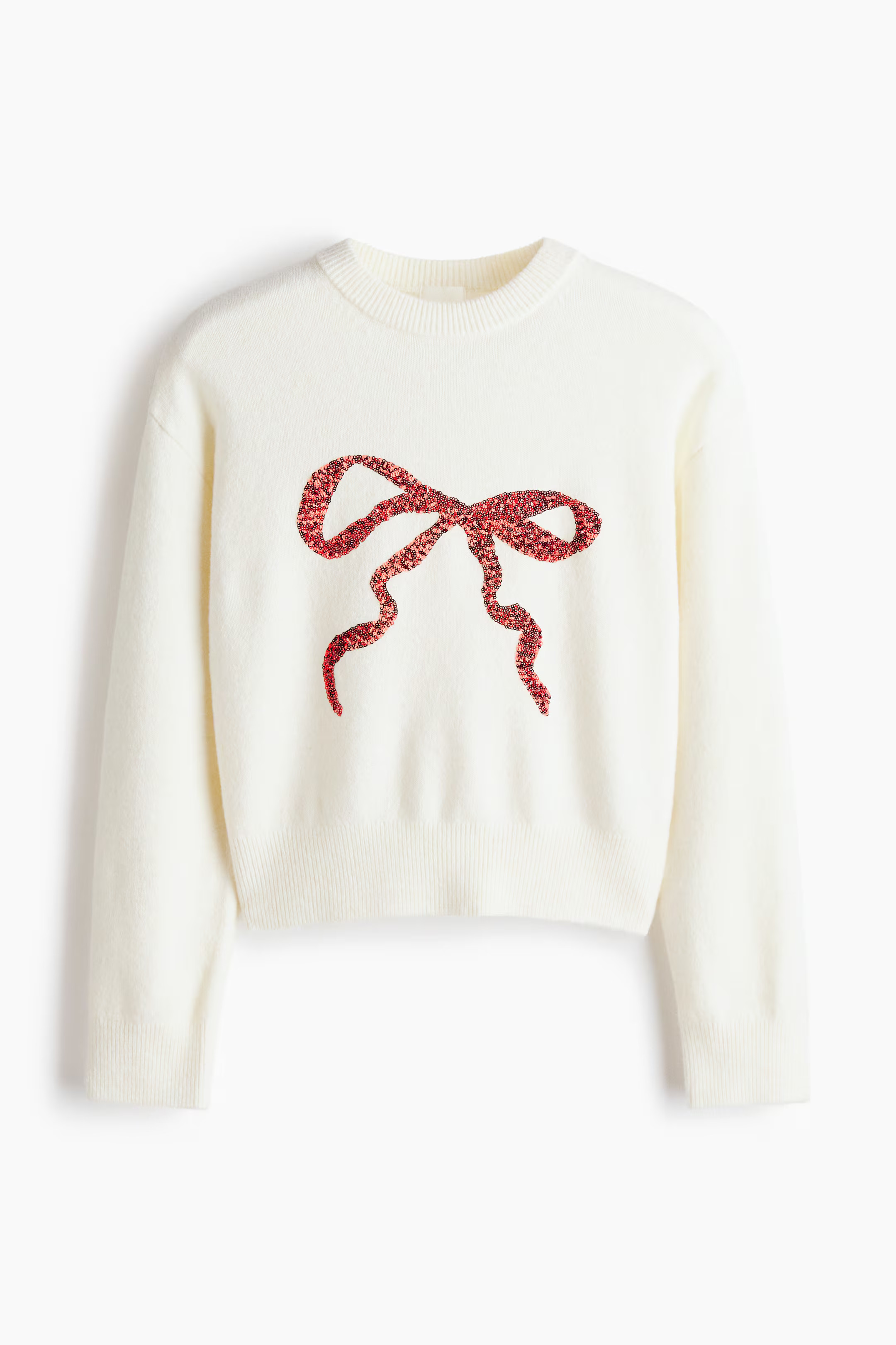 Sweater with Sequined Motif | H&M (US + CA)