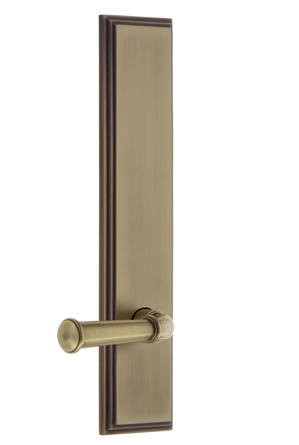 Grandeur Carré Tall Plate Privacy with Georgetown Lever | Wayfair North America