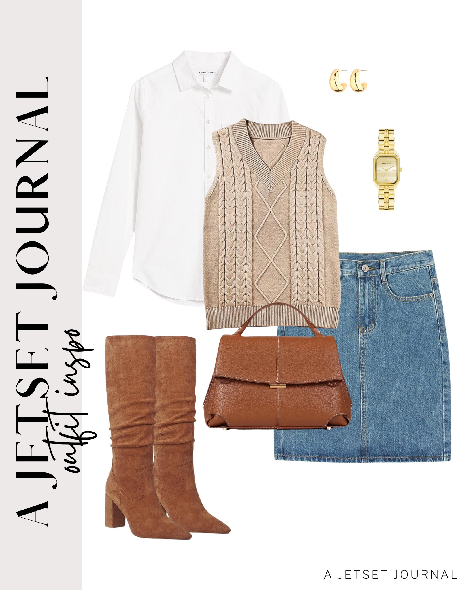 Pair sleek knee-high boots with your fall outfits for a chic, cozy look!
on the go look, amazon finds, trendy fashion, fall outfit idea, fall vibes, neutral colors, gold jewelry, stylish crossbodybag, amazon fave

#LTKStyleTip #LTKSeasonal #LTKU