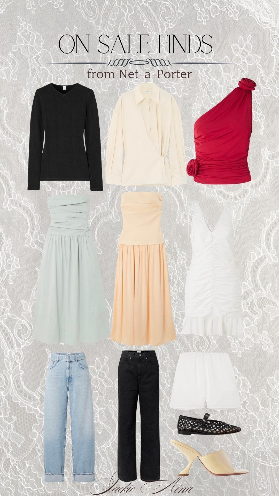 On sale finds from Net-a-Porter 

#LTKSaleAlert #LTKootd #LTKgrwm