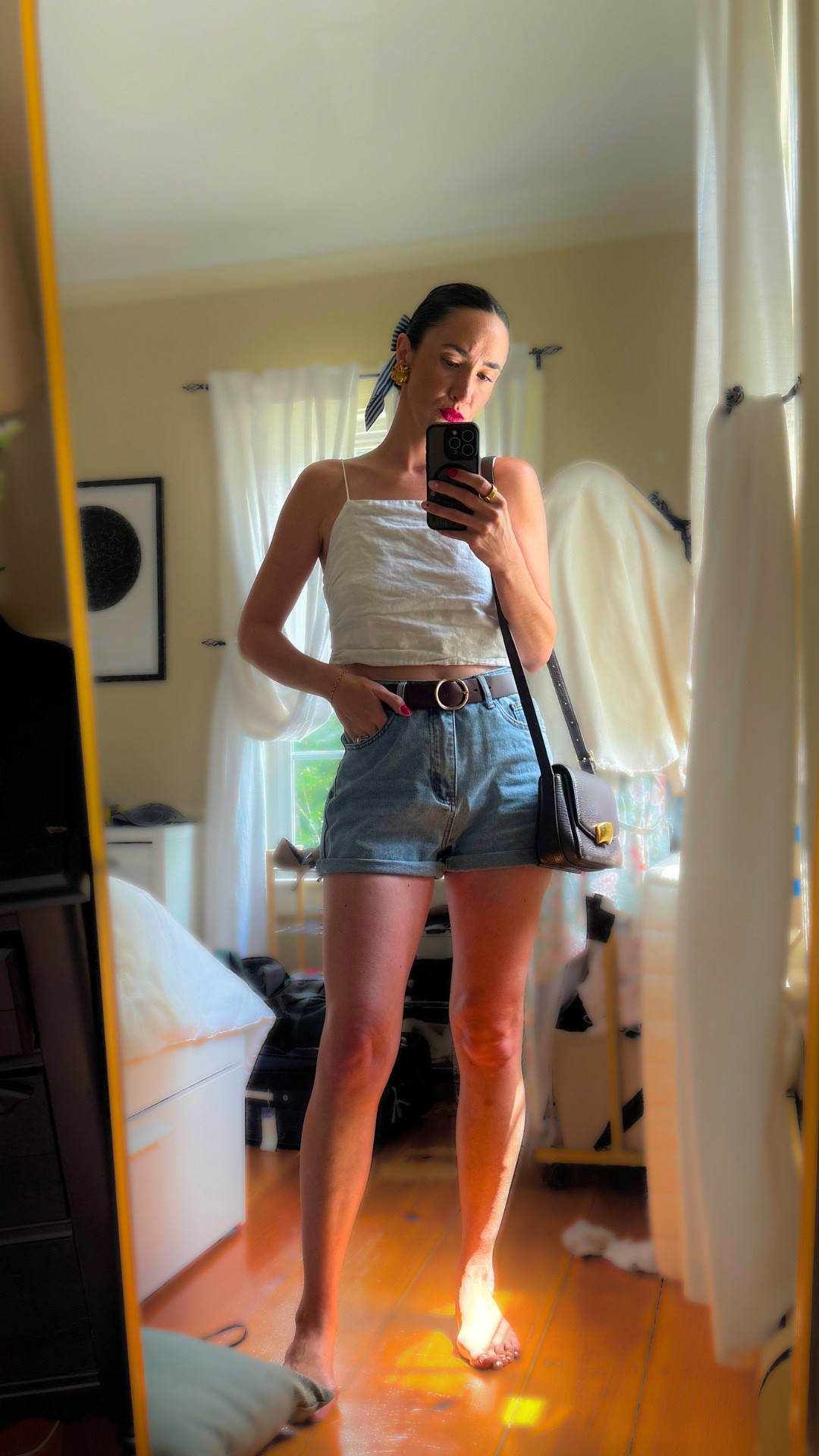 Sunday Uniform | French-Inspired Summer Basics

My favorite kind of outfit is one that looks like you tried… without actually trying. 🤍

A linen cami, vintage-inspired denim shorts, a great leather belt, gold jewelry, and a structured crossbody are the kind of pieces I reach for over and over. They’re timeless, easy to mix and match, and somehow make even a grocery run feel a little more put together.

I’ve linked everything (or the closest matches) below.

French Style, Summer Outfit, Linen Top, Denim Shorts, Capsule Wardrobe, Quiet Luxury, Old Money Style, Classic Style, Summer Capsule, Everyday Outfit, Brown Leather Belt, Gold Jewelry, Crossbody Bag, Minimal Style

#LTKdayinmylife #LTKgrwm #LTKootd