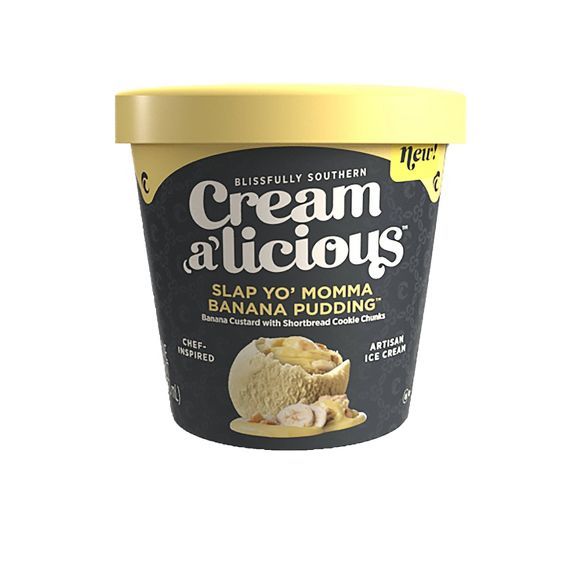 Creamalicious Slap Yo Momma Banana Pudding Ice Cream - 16oz | Target