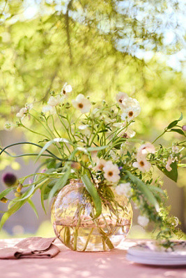 Cut Glass Orb Vase | Anthropologie (US)