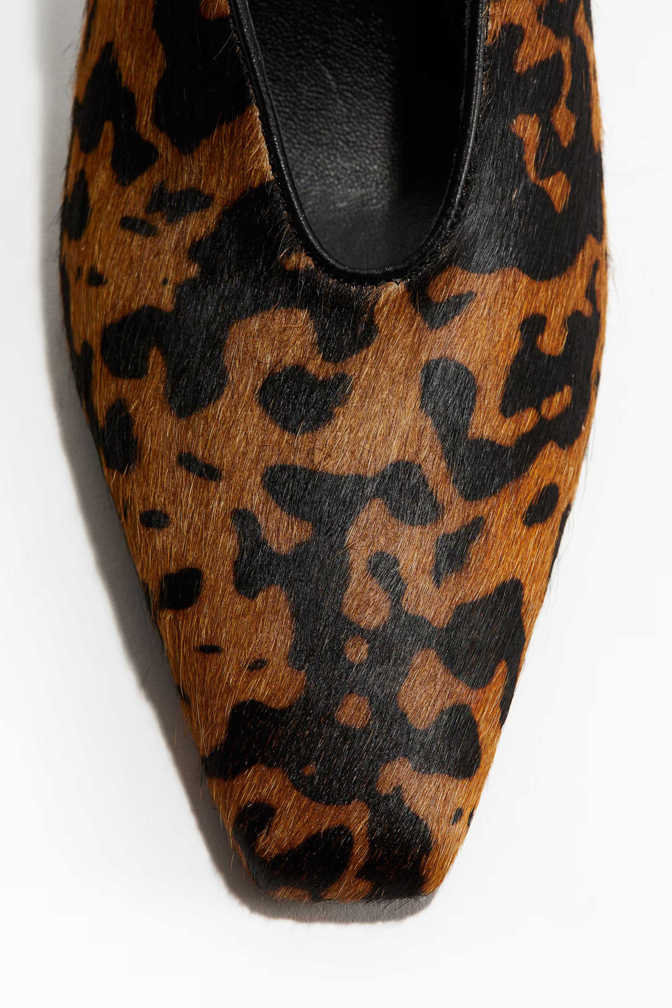 Heeled Leather Slingbacks | H&M (US + CA)