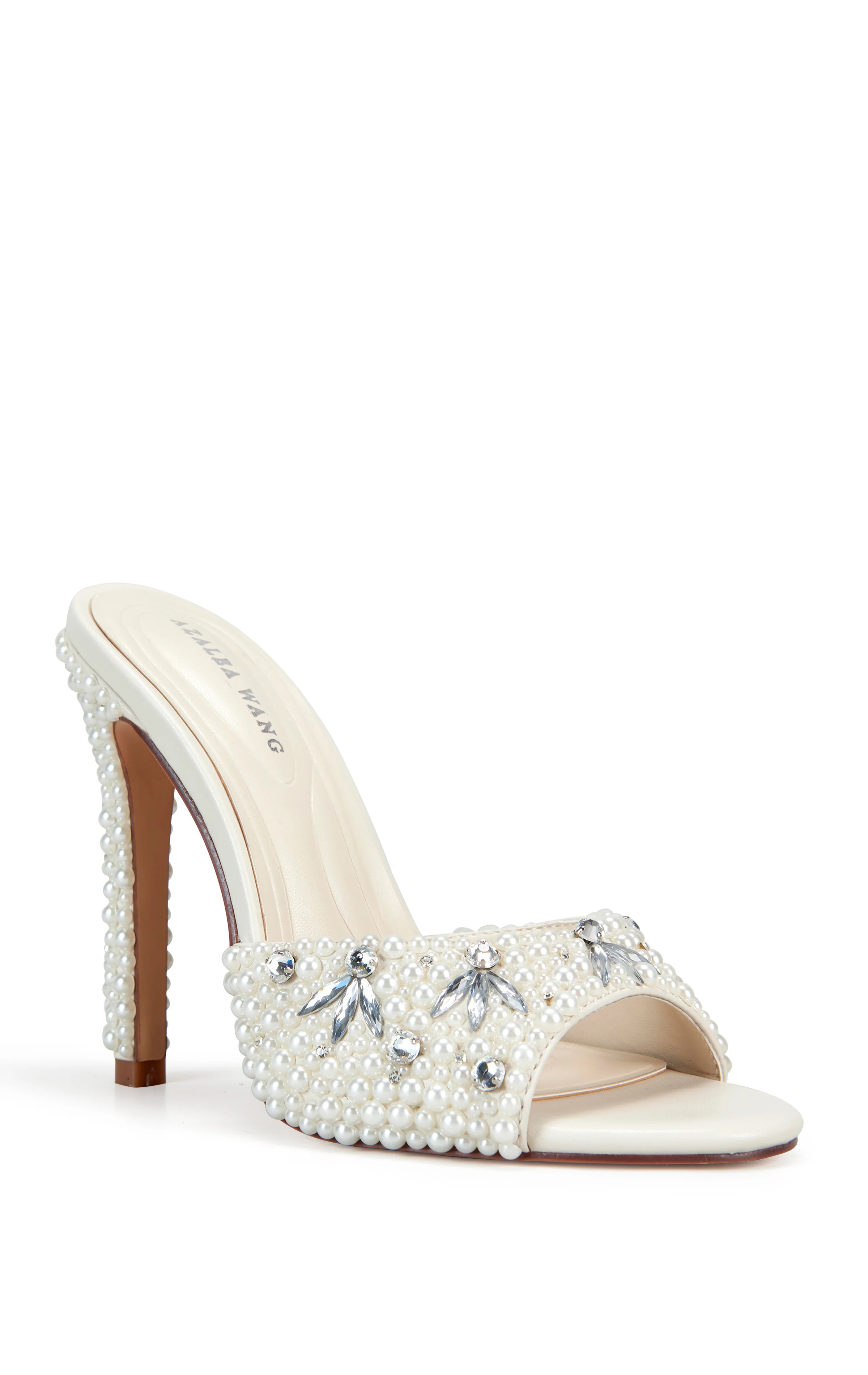 SOMETHINGNEW-WHITE STILETTO SANDAL | Azalea Wang