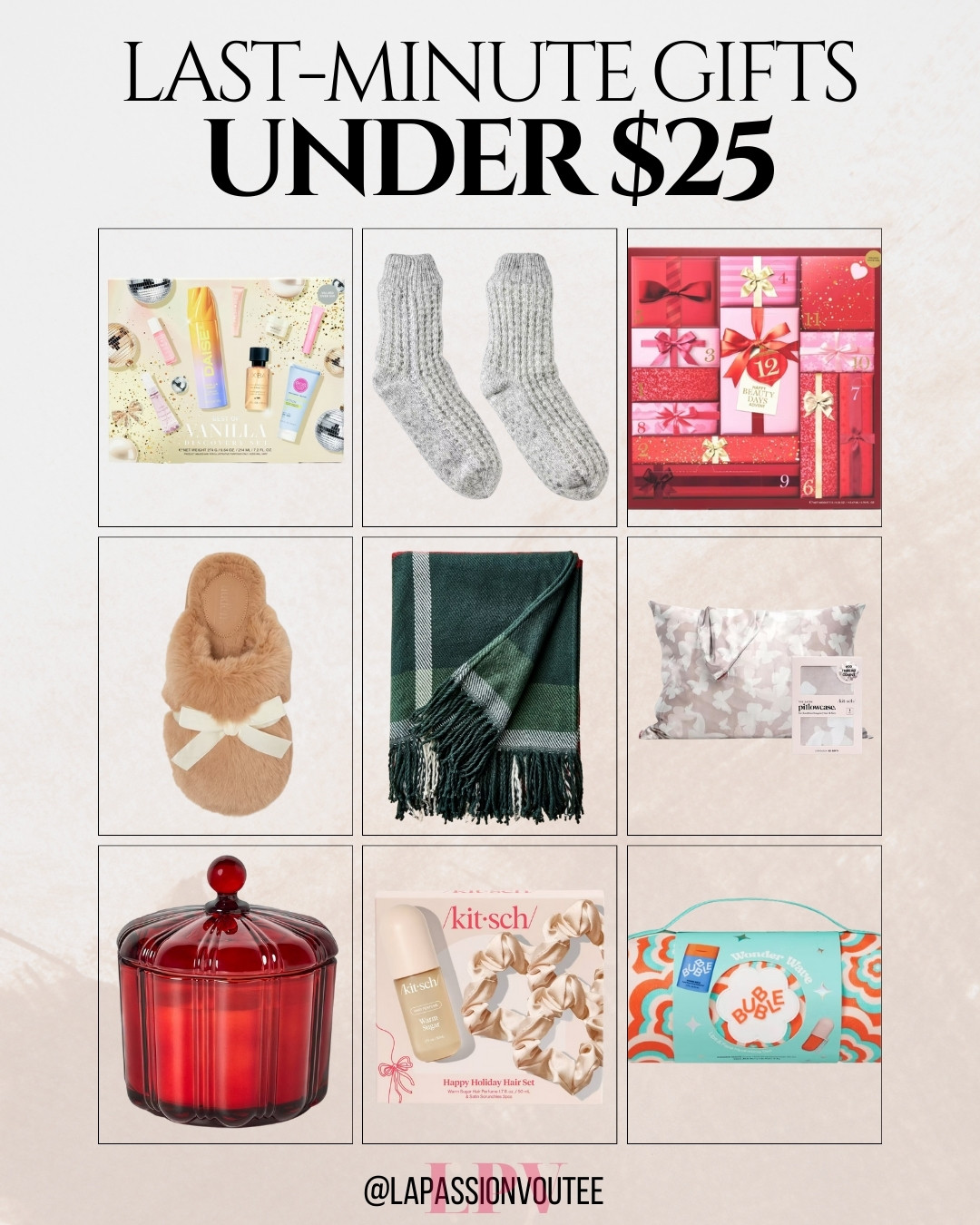Perfect last-minute gift ideas for her under $25 from Target 💖✨ Thoughtful, cute, and easy to grab when time is running out. These finds feel special without blowing your budget and are great for stocking stuffers, small surprises, or finishing up your holiday list stress-free. 🎁🛍️ 

 #LTKGiftGuide #LTKHoliday #LTKFindsUnder50
