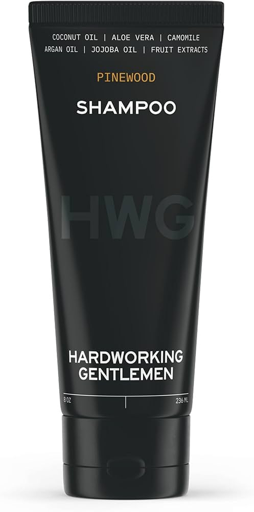 Hardworking Gentlemen Shampoo for Men, Packed with Coconut Oil, Aloe Vera, Chamomile and a Fresh ... | Amazon (US)