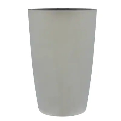 allen + roth  Large (25-65-Quart) Gray Ceramic Planter with Drainage Holes | Lowe's