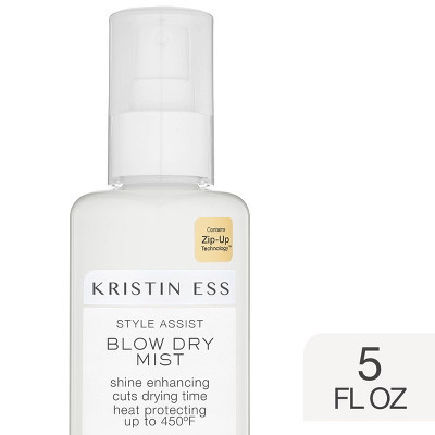 Kristin Ess 450°F Hydrating Heat Protectant Spray - Style Assist Blow Dry Mist for Straight, Wavy + Curly Hair - 5 fl oz | Target