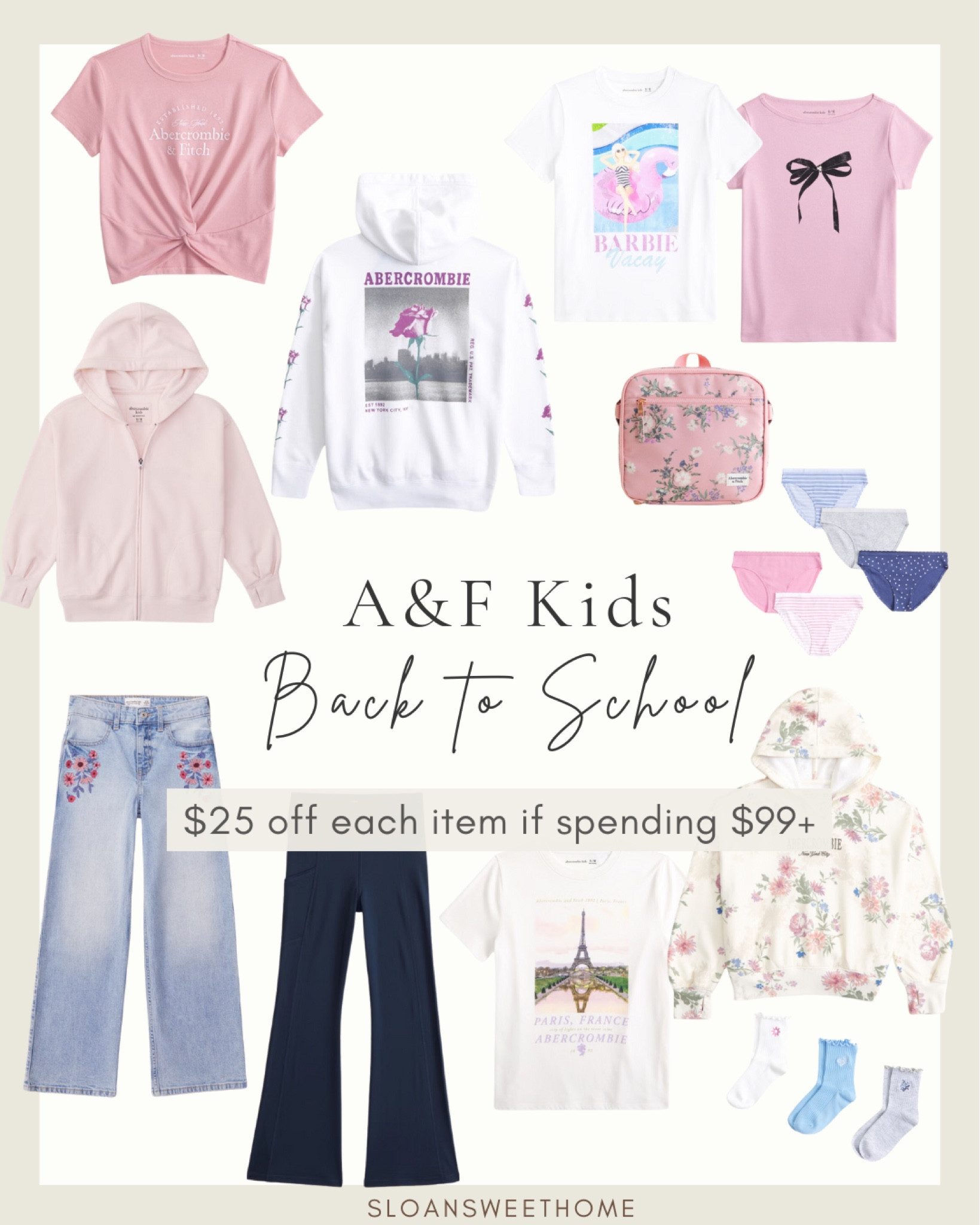 Back to school clothing for girls at A&F Kids.  $25 off each item when you spend $99 or more.  This is a great sale!

Abercrombie sale 
Abercrombie Kids sale 
A&F kids sale 
Back to school clothing sale
Back to school sale
Back to school outfit 
Back to school girls clothing 
Back to school girls outfits 
Back to school shopping 
Girls clothing sale
Abercrombie sale
AF sale

#LTKfindsunder50
#LTKstyletip
#girlsfashion
#LTKfamily

#LTKxAF #LTKBacktoSchool #LTKSaleAlert