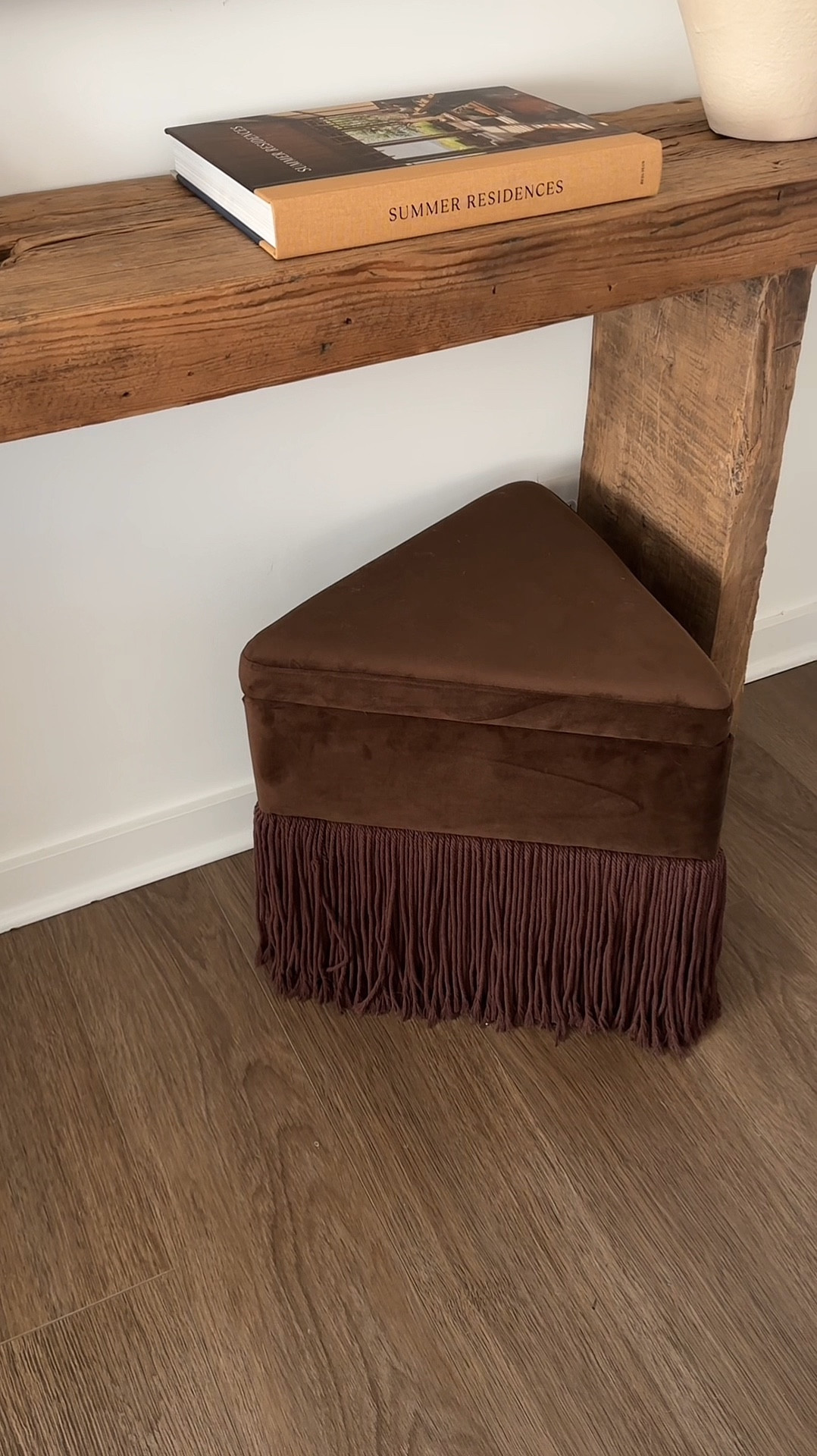 BACK IN STOCK: velvet storage ottoman 

#LTKHome