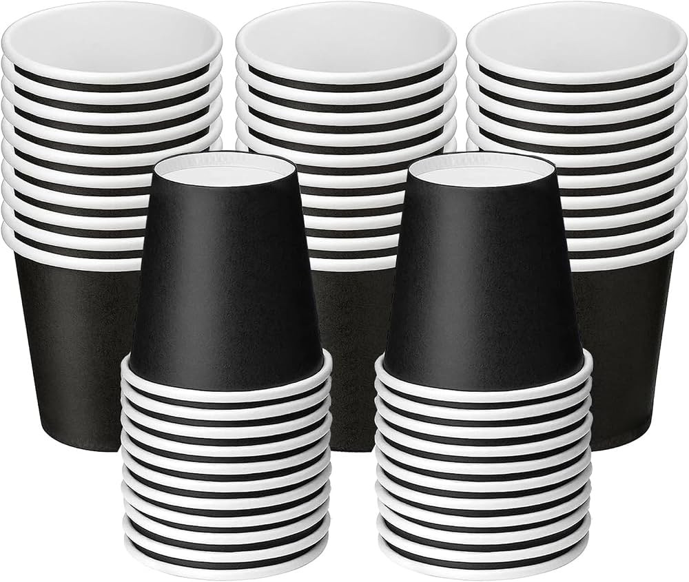 4 Oz 50 Packs Small Disposable Bathroom Mouthwash Cups Bathroom Paper Cups Espresso Paper Cups Sm... | Amazon (US)