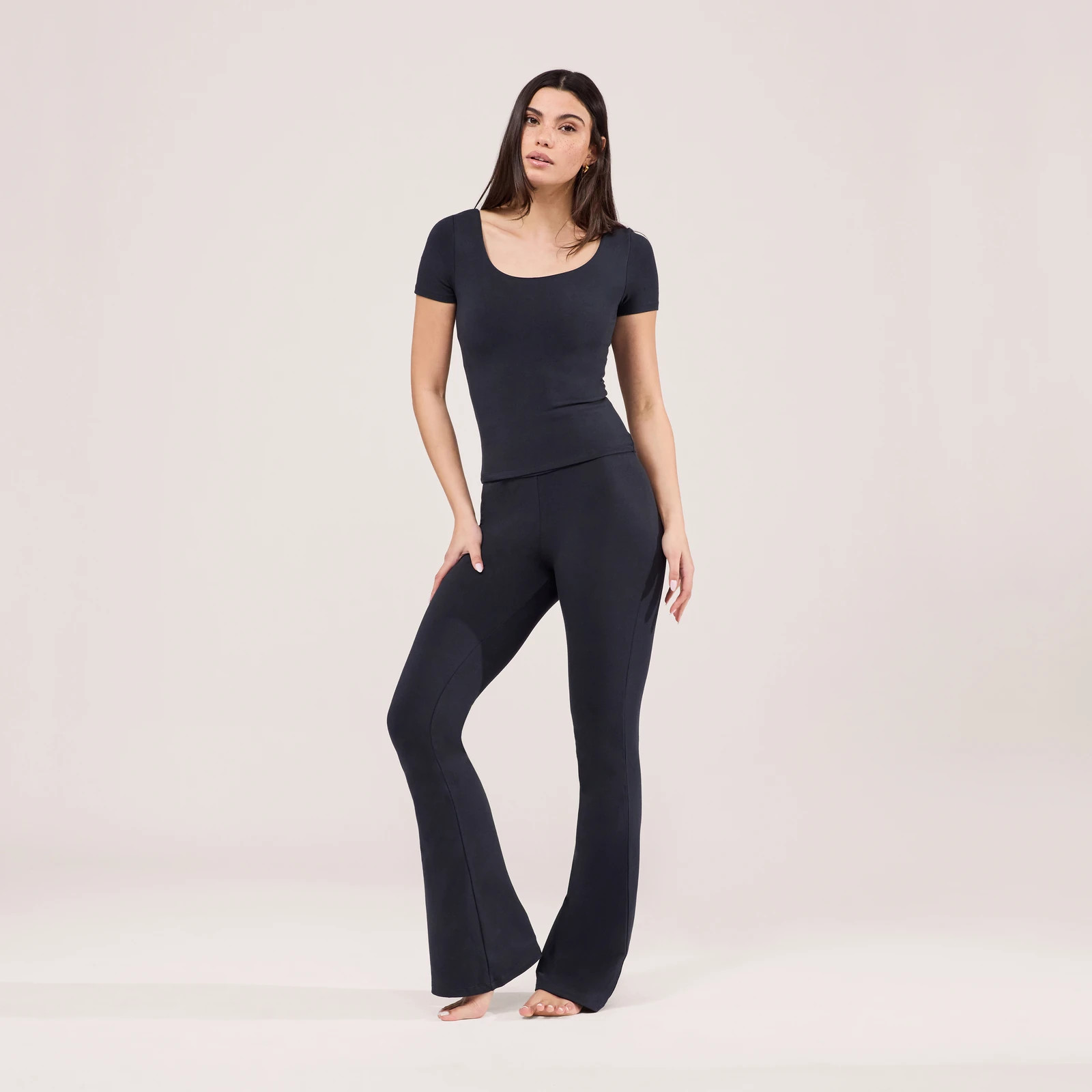 Lightweight Short Sleeve Top | Vintage Navy | LOVALL