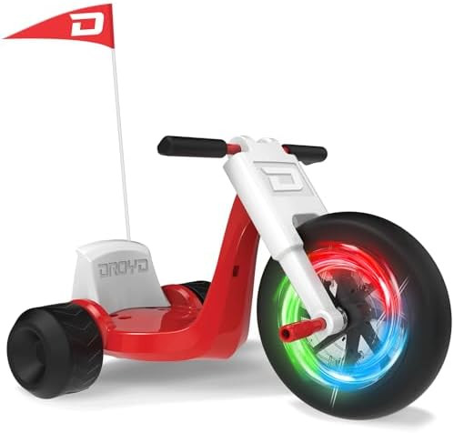 Droyd Romper Electric Tricycle for Kids 3+ Years, 24V Toy 3-6 MPH Max Speed & 45 Mins Max Long La... | Amazon (US)