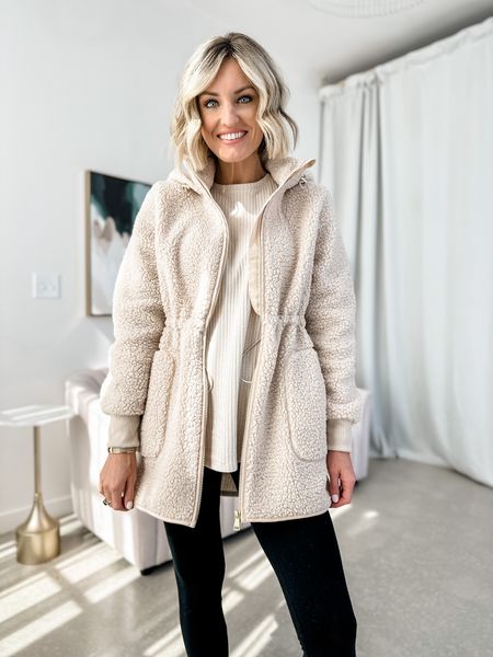 This Sherpa jacket was a best seller last week! The cream is almost sold out, but it’s available in olive green still! Wearing a small! 

Loverly Grey, fall jacket

#LTKstyletip #LTKSeasonal #LTKfindsunder50