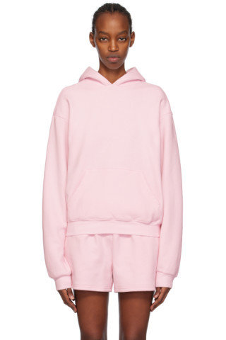 Pink Cotton Fleece Classic Hoodie | SSENSE