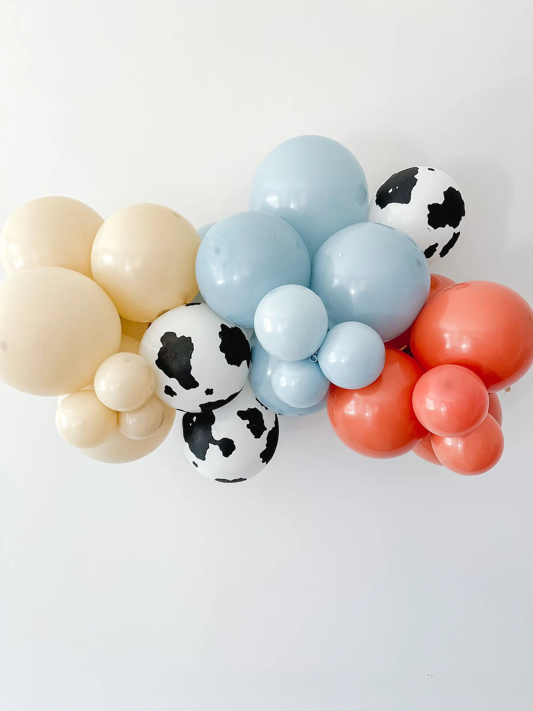 Muted Cow Boy Balloon Garland | Toy Story Balloon Arch | Cow Print Balloons | Farm Animal Theme |... | Etsy (US)