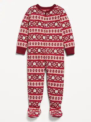 Unisex 2-Way-Zip Pajama One-Piece for Toddler &amp; Baby | Old Navy (US)