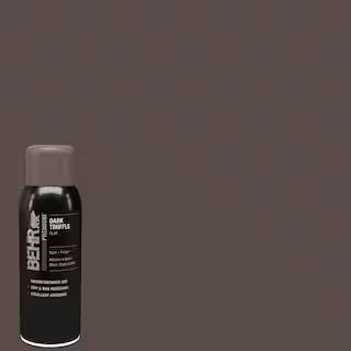BEHR PREMIUM 12 oz. #PPU5-19 Dark Truffle Flat Interior/Exterior Spray Paint and Primer Aerosol B... | The Home Depot