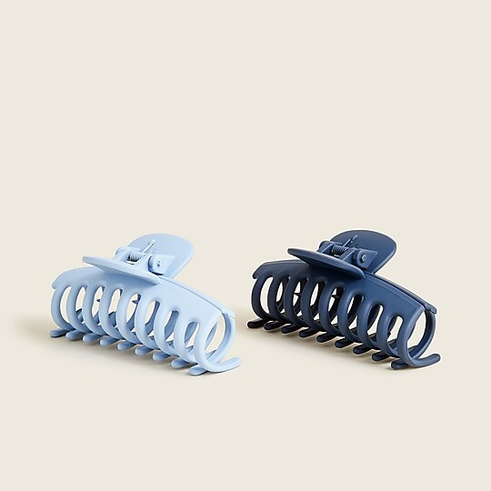 Matte resin large claw clip two-pack | J. Crew US