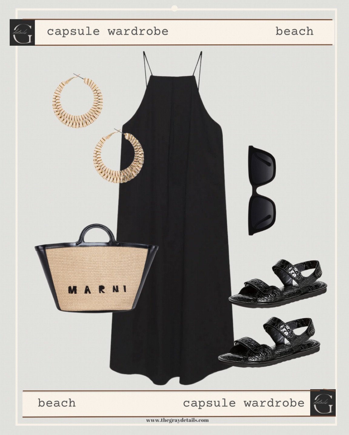 Beach vacation look, black dress, sandals 

#LTKFind #LTKtravel #LTKstyletip