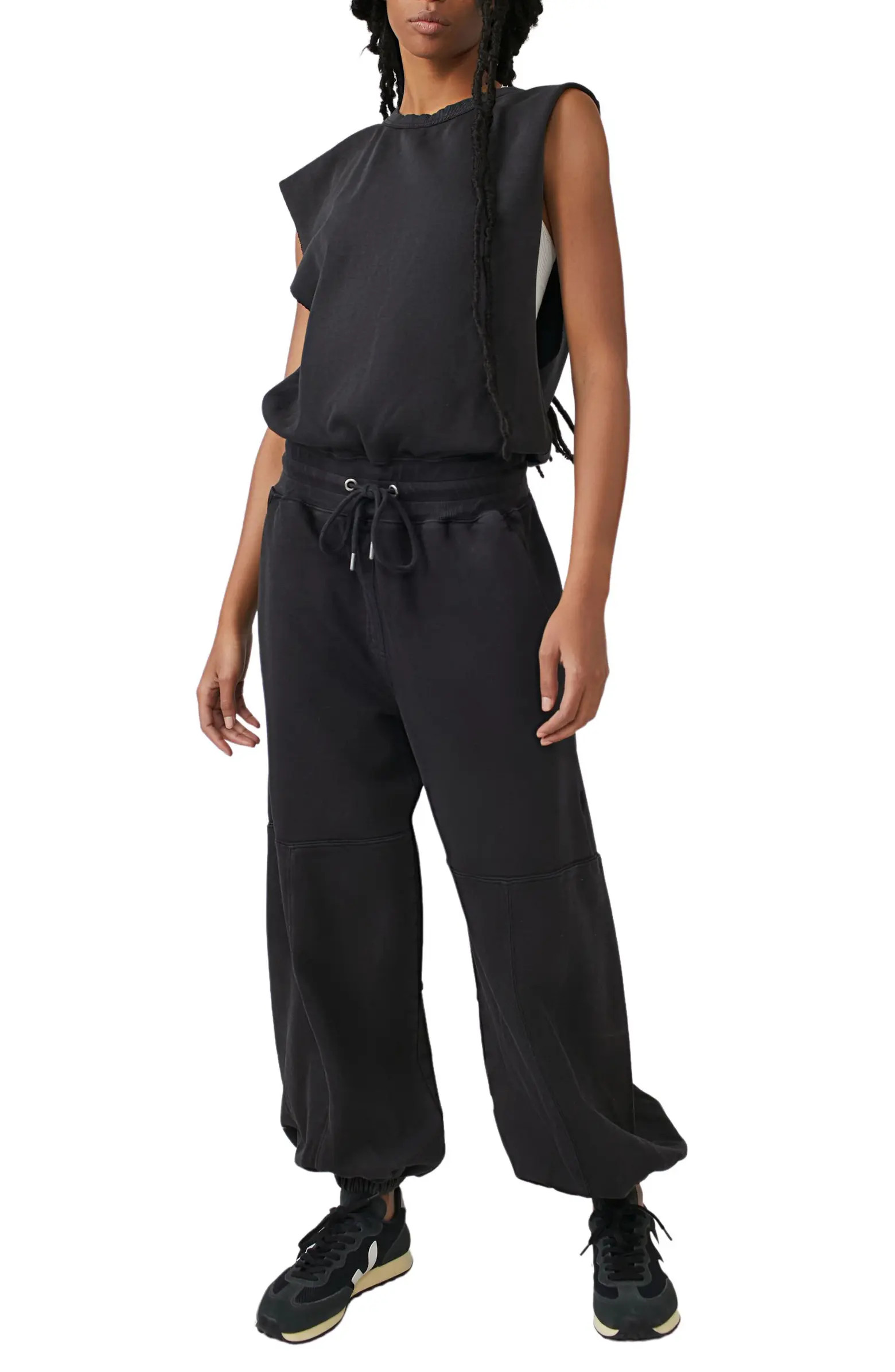 Throw & Go Wide Leg Cotton Jumpsuit | Nordstrom
