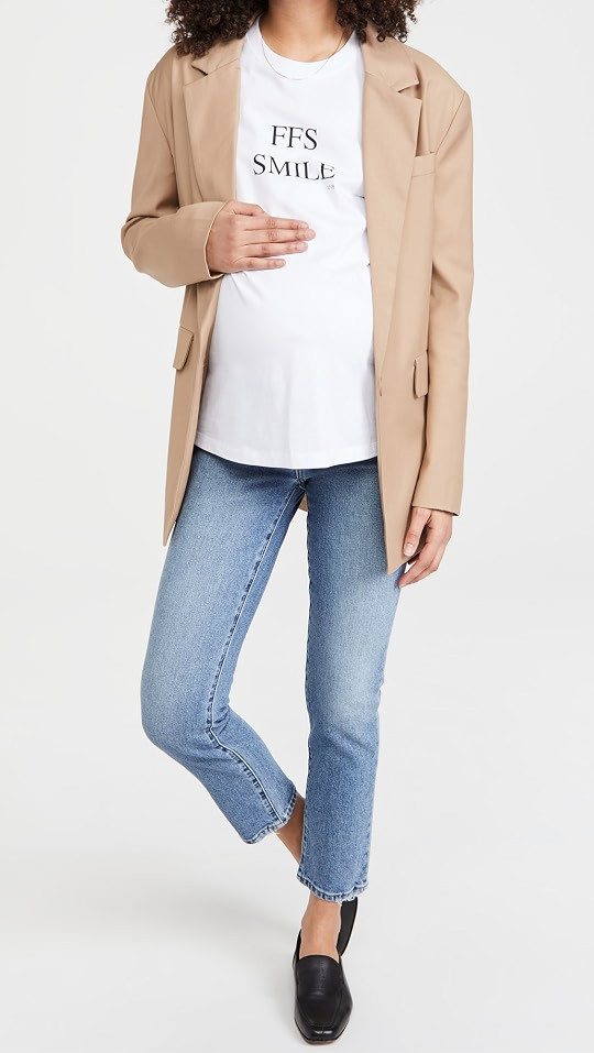 The Lara Straight Ankle Maternity Jeans | Shopbop