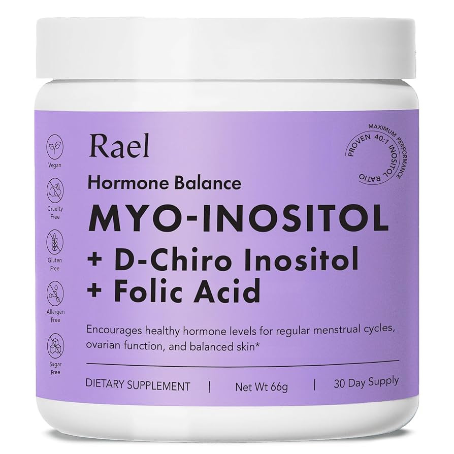 Rael Hormone Balance for Women, Inositol Powder Supplement - Ovarian Function Support, Vitamin B8... | Amazon (US)
