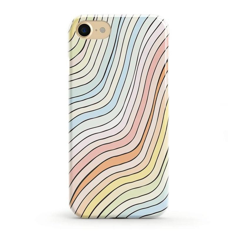 Ride The Wave | Pastel Rainbow Lined Case | CASELY