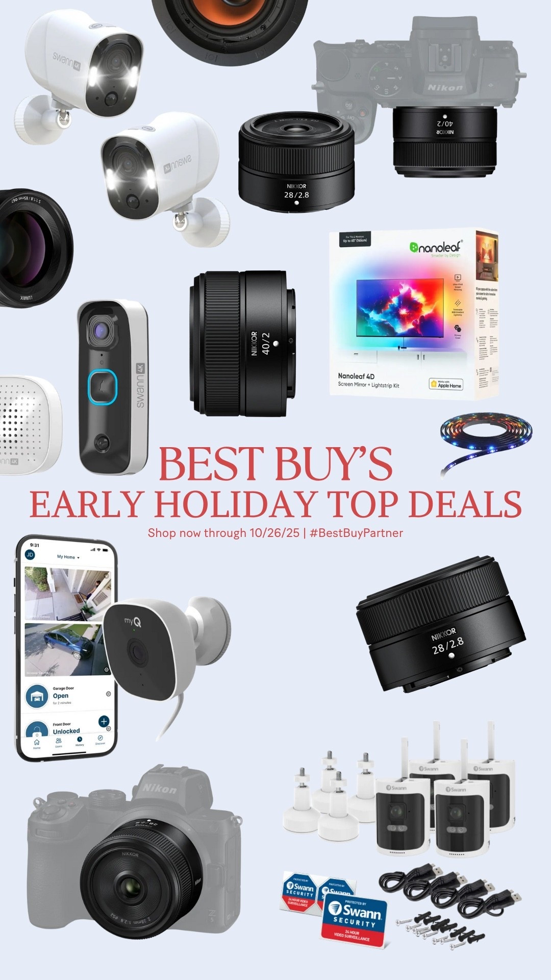 #BestBuyPartner Early Holiday Top Deals start now! Shop now through 10/26/25! 🙌🏼 @bestbuy 