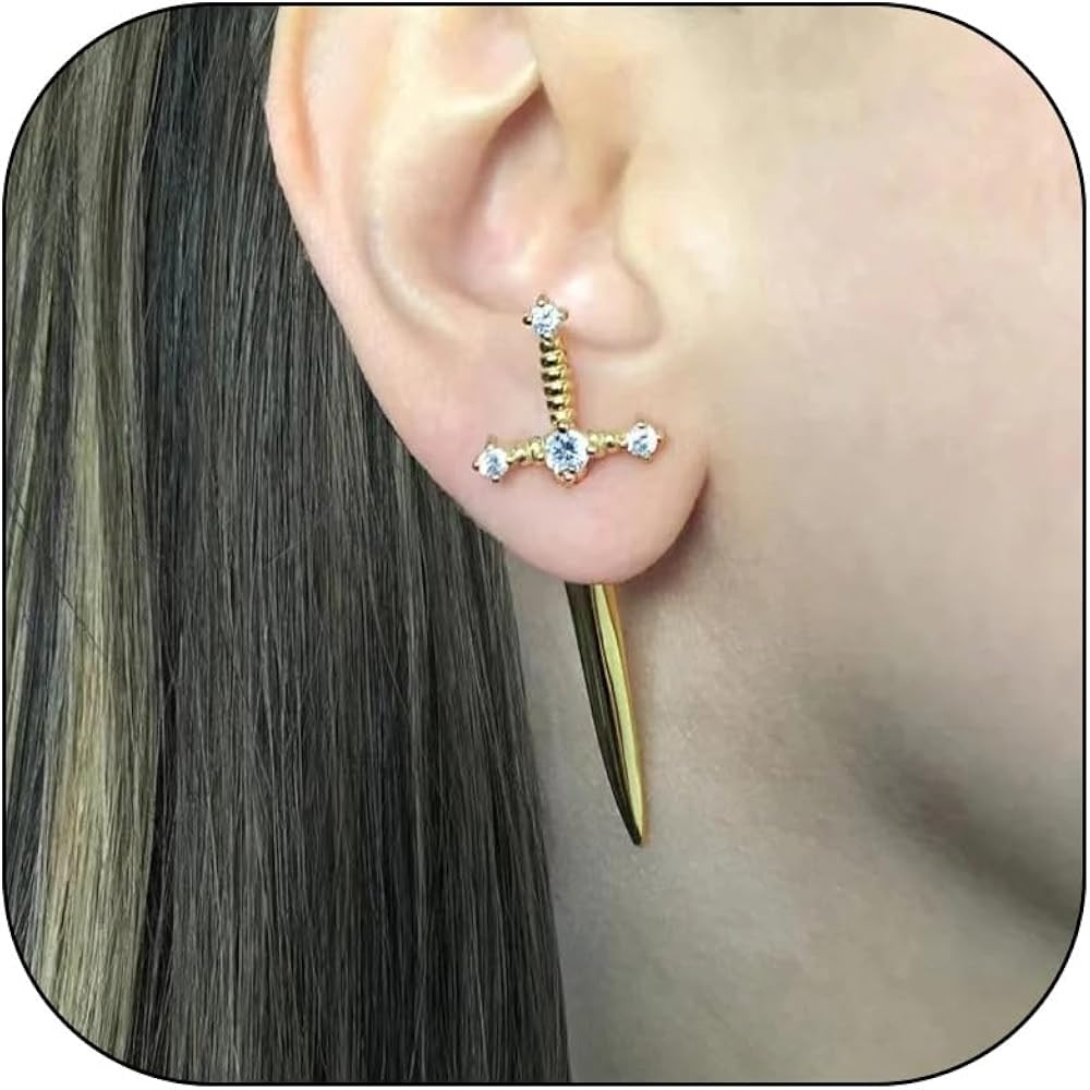 Vintage Gothic Earrings for Women - Unique Fun Goth Jewelry Accessories for Holiday Party - Novel... | Amazon (US)