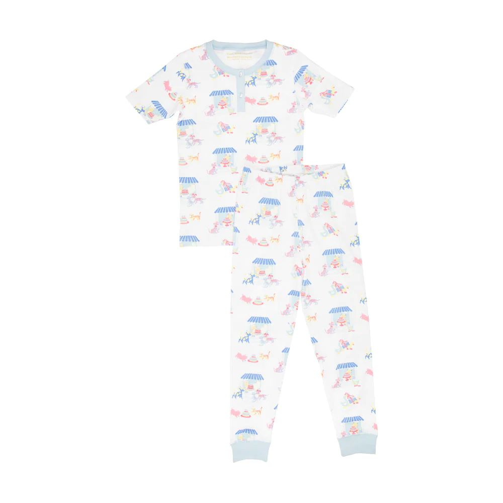 Sutton's Short Sleeve Set - Icing On The Cake (Boy) with Buckhead Blue | The Beaufort Bonnet Company