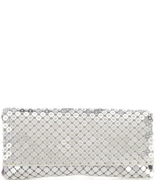 Metal Mesh Crystal Clutch | Dillard's