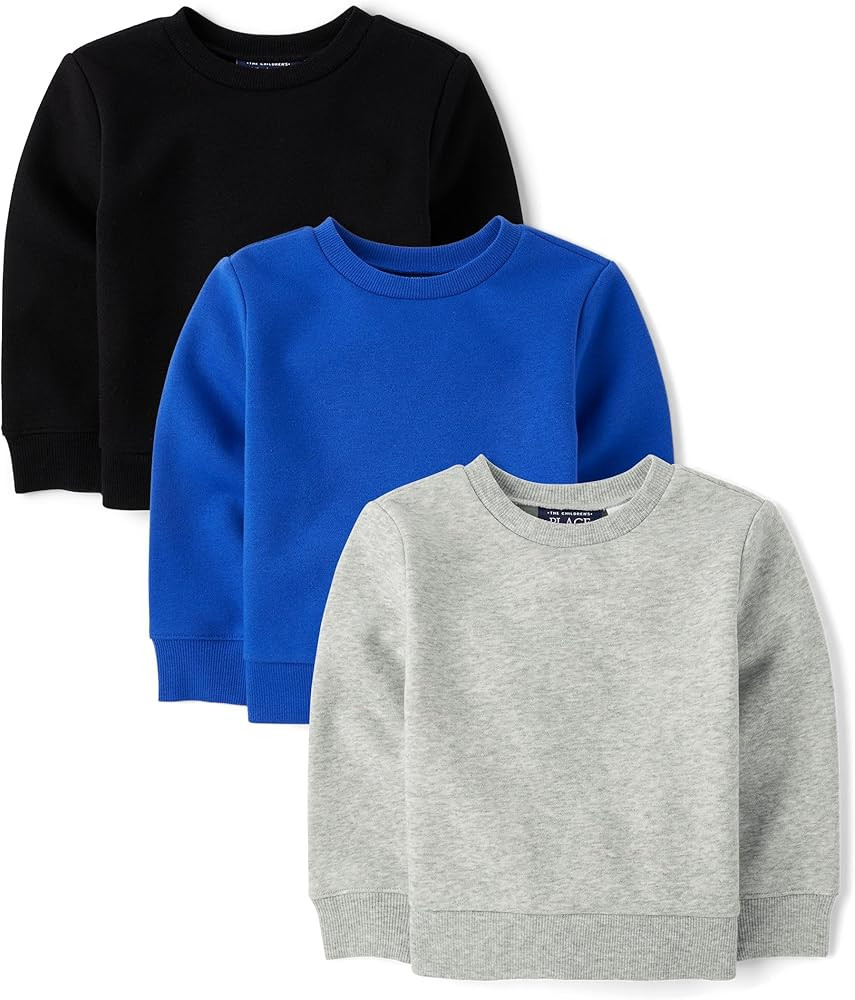 The Children's Place Baby Boys' Pullover Crew Neck Sweatshirt | Amazon (US)