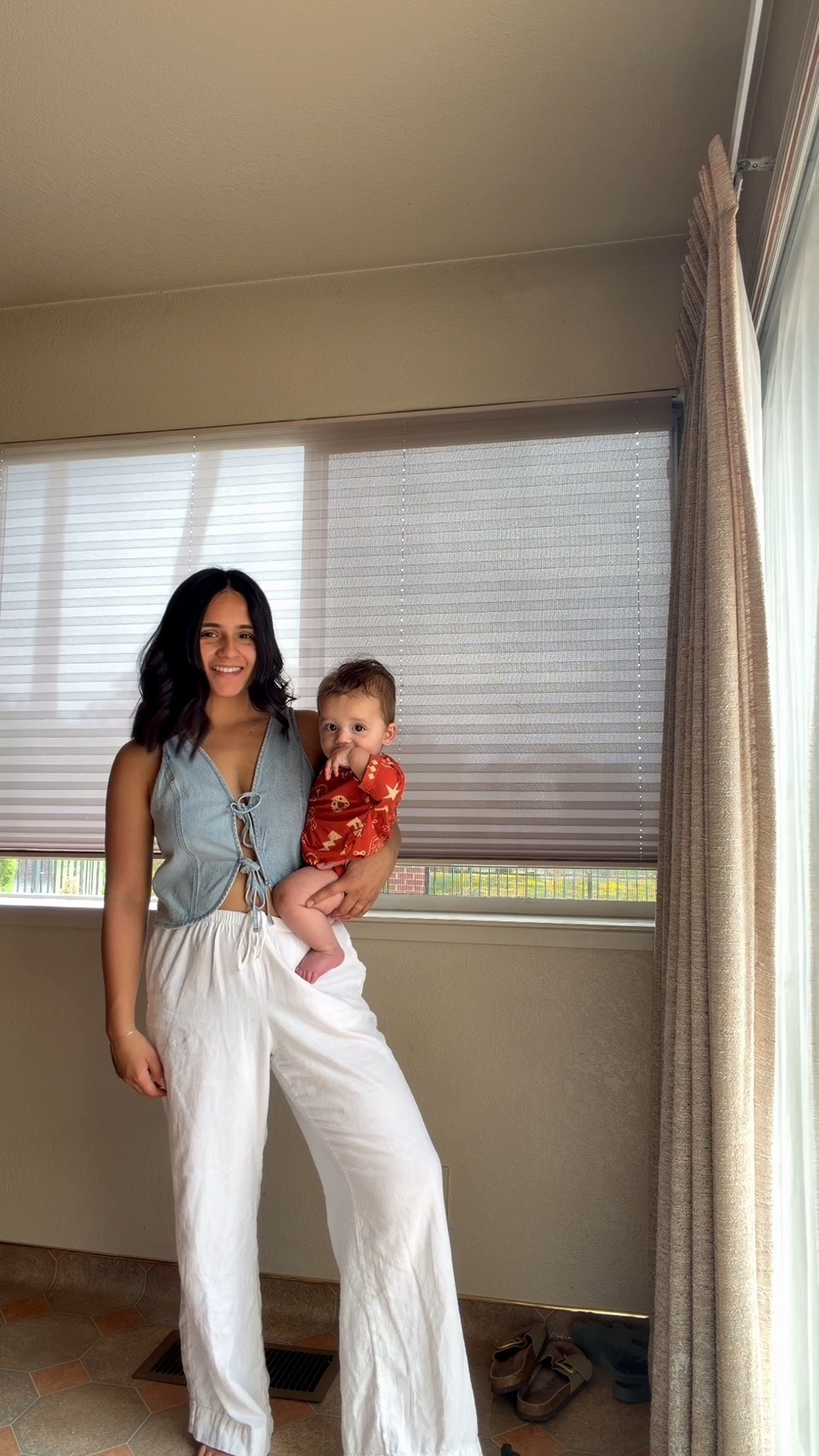 Sundays best. You can’t go wrong with a denim top and linen pants!

#LTKmomlife #LTKdayinmylife #LTKootd