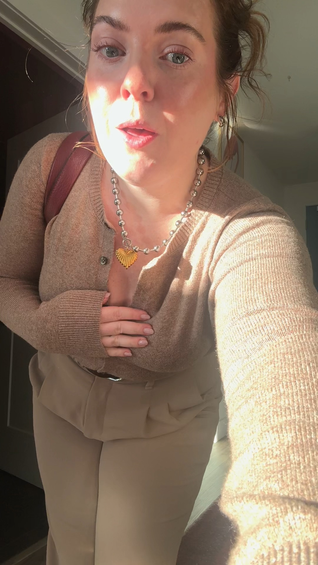 The work pants I bought twice. Aritzia’s Crepette Effortless Pant is doing the heavy lifting in my spring 2026 business casual rotation — wide-leg, draped, polished without trying. Paired with a tonal top for that monochromatic Pinterest moment. Equal parts office-appropriate and date-night-ready.
#LTKworkwear #LTKstyletip #LTKfindsunder100 #LTKSeasonal #aritzia #workoutfits #businesscasualworkwear #springoutfits #datenightoutfit #monochromatic #officeoutfit #pinterestaesthetic

#LTKdayinmylife #LTKWorkwear #LTKMidsize