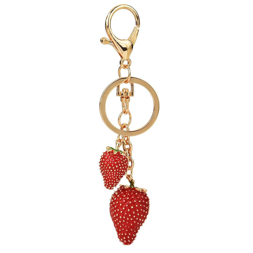 Cute Strawberry Keychain,Bag Charms, Handbag Charms for Purses，Key Chains Accessories for Women... | Amazon (US)