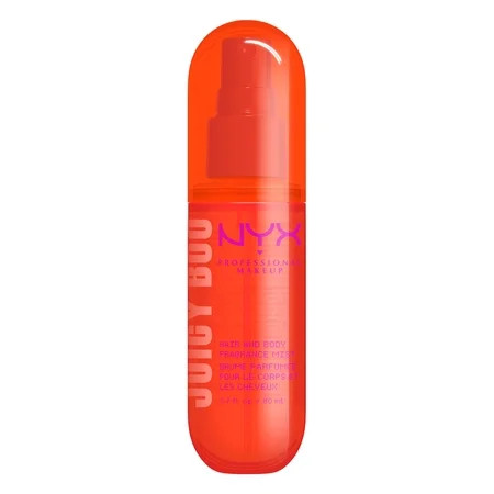 NYX Professional Makeup Fat Oil Hair & Body Mist Citrus Mango Body Spray, Juicy Boo, 2.7 fl oz | Walmart (US)