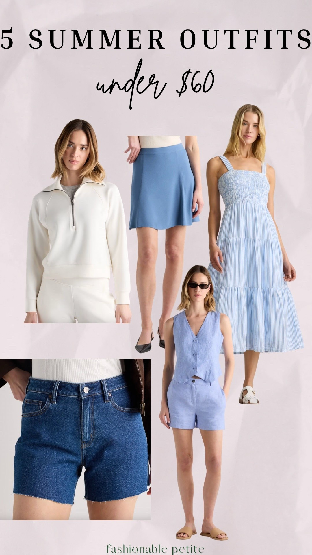 5 outfits I’m loving from Quince for spring and summer! These shorts come in variety of washes and I LOVE how stretchy they are. @Quince 

Summer outfit, denim shorts, summer dresses, silk skirt, summer shorts 

#LTKSaleAlert #LTKPetite