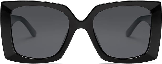 SOJOS Retro Square Polarized Womens Sunglasses Trendy Oversized Large Women's Big Shades SJ2224 | Amazon (US)