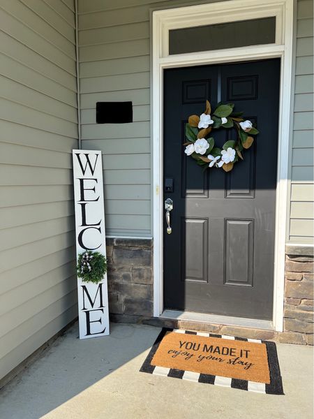 Gave the front entry a little TLC 🪄

Like this post if you want to see what other changes I made to my brother’s Raleigh Airbnb. 
Link in bio www.tobishoffner.com to make a reservation.


#airbnb #raleighnc #homemakeover #frontdoordecor #frontdoorwreath #welcomemat 

#LTKunder50 #LTKhome