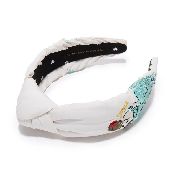 THE DANCE CLASS THE MET X LELE DEGAS EMBROIDERED KNOTTED HEADBAND | LELE SADOUGHI